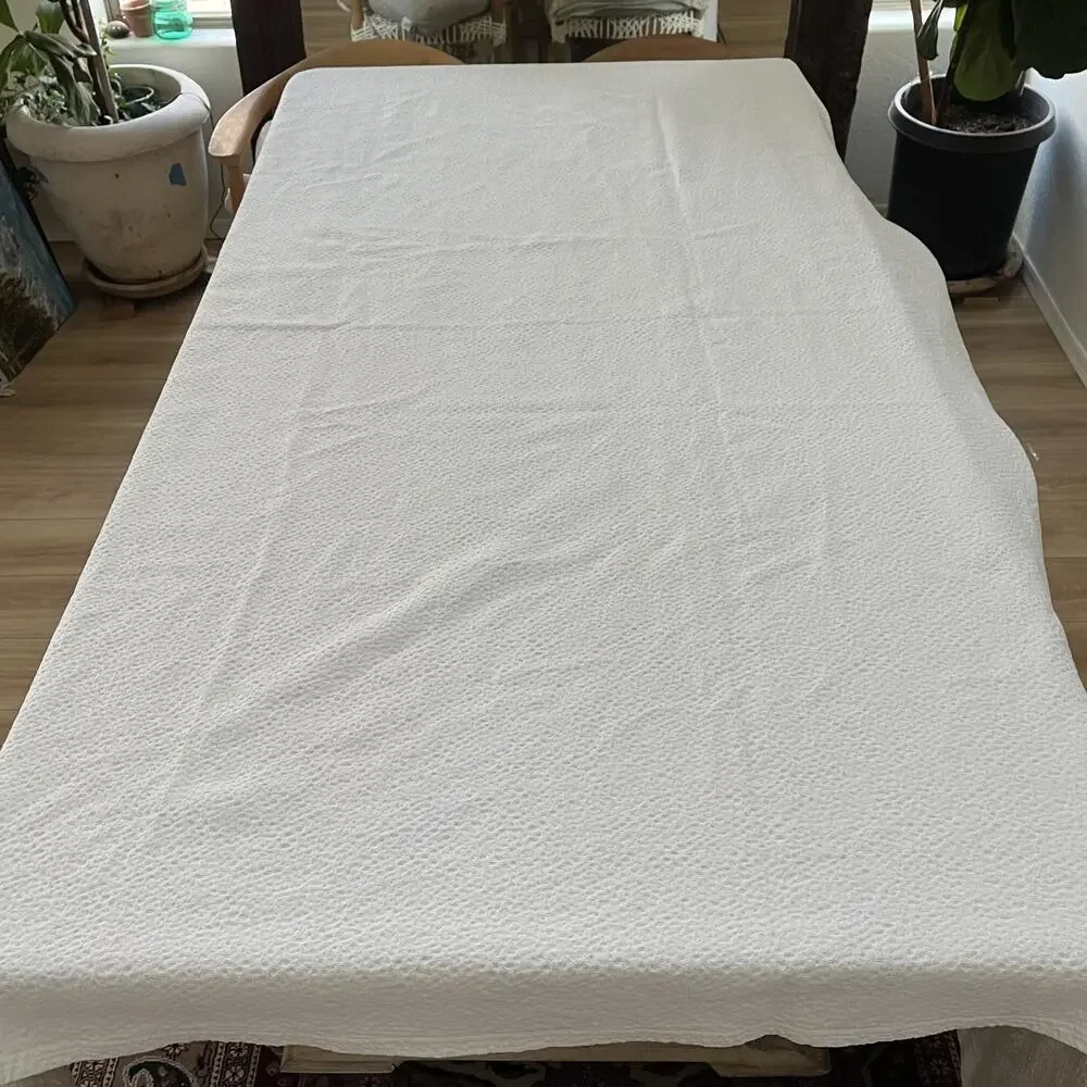 Barbara Barry Matelasse Ivory Coverlet 92